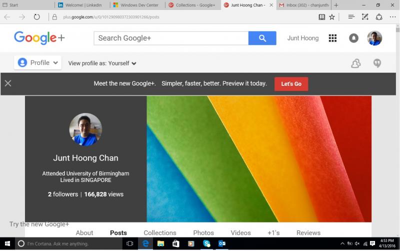 Junt Hoong Chan's Google +