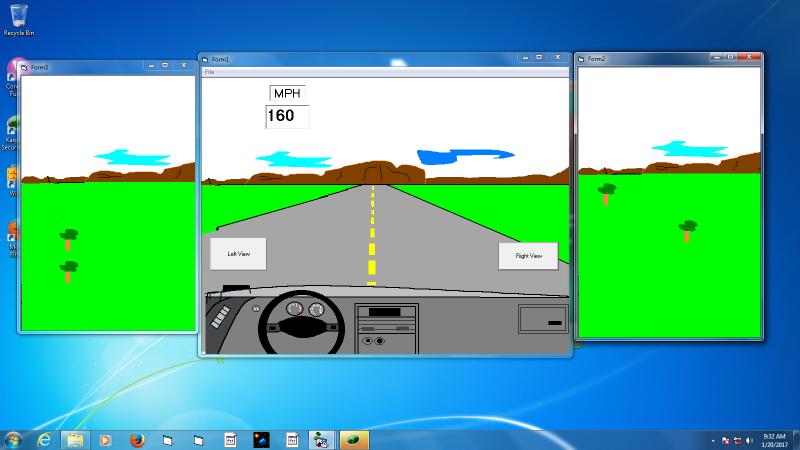 Driving Simulation with Control System