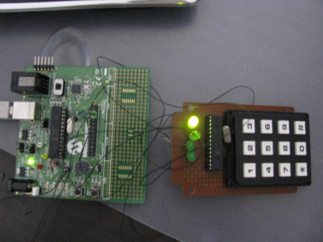 Control System with Keypad