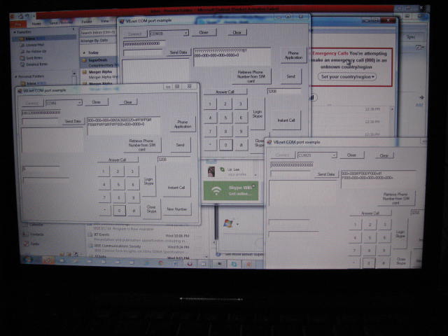 3 Control Systems Software activated and functioning together