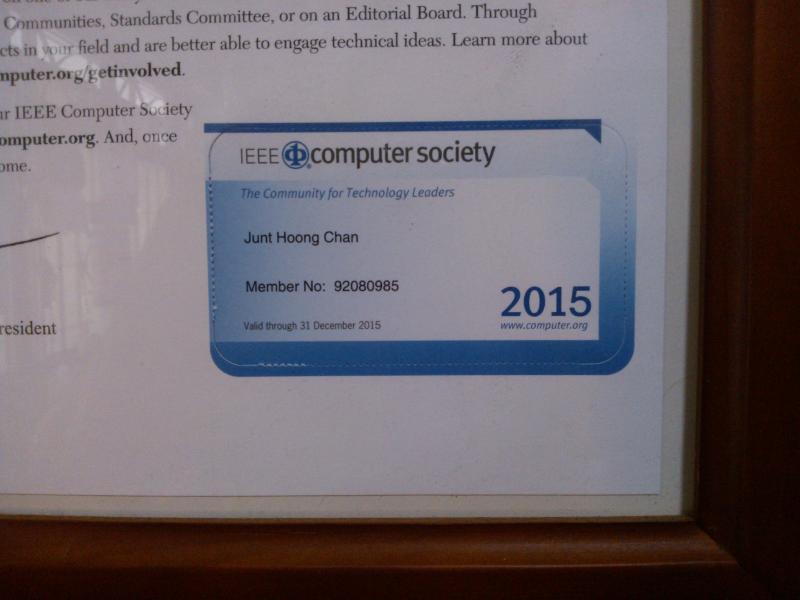 Membership to IEEE@Computer Society